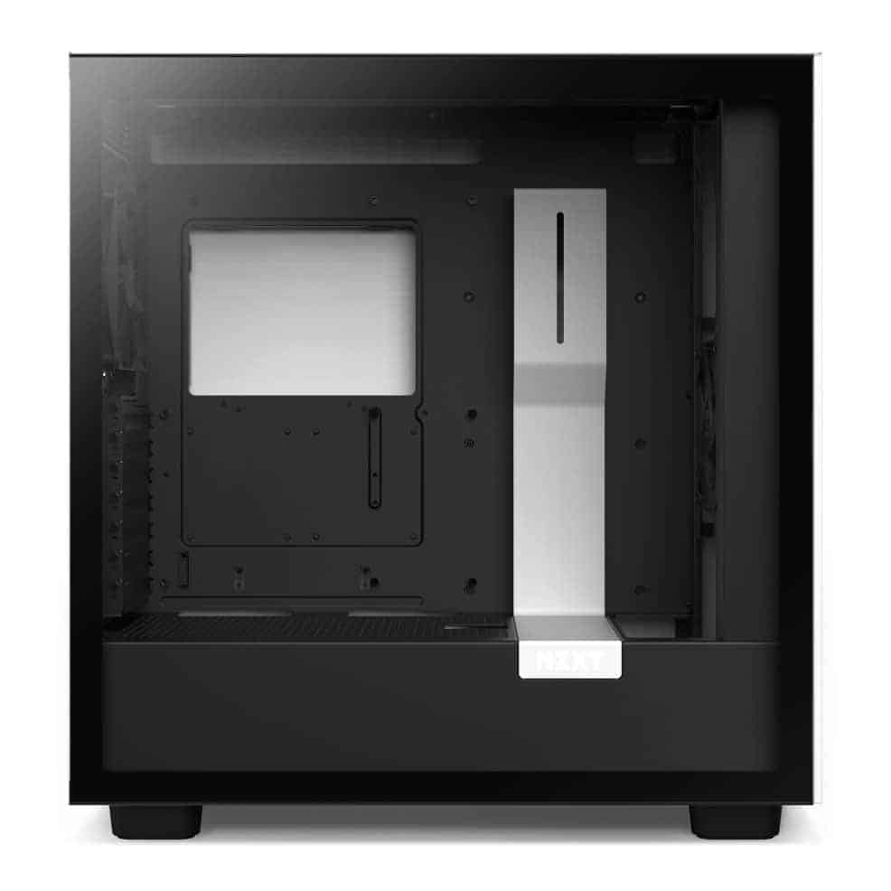 (image for) NZXT H7 Flow Black-White Mid Tower Tempered Glass PC Gaming Case